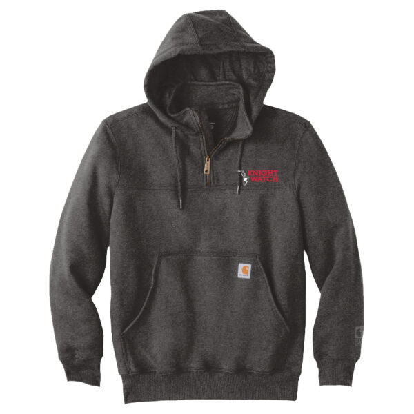 Carhartt® Rain Defender® Paxton Heavyweight Hooded Zip Mock Sweatshirt Thumbnail