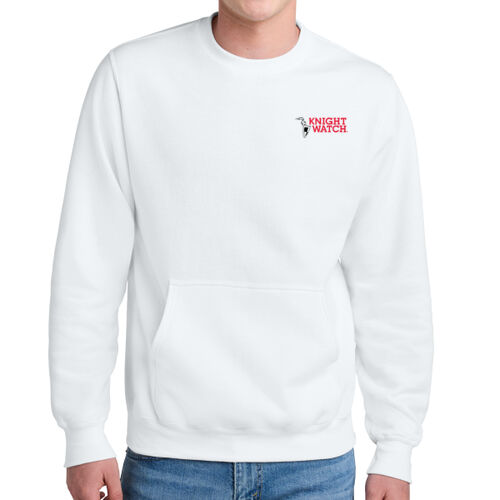 Port & Co™ Core Fleece Crewneck Pocket Sweatshirt Thumbnail
