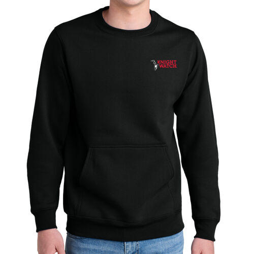 Port & Co™ Core Fleece Crewneck Pocket Sweatshirt Thumbnail