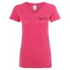 Women’s Glitter V-Neck T-Shirt Thumbnail